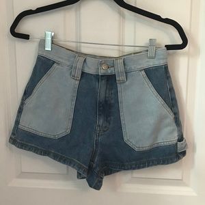 Denim shorts